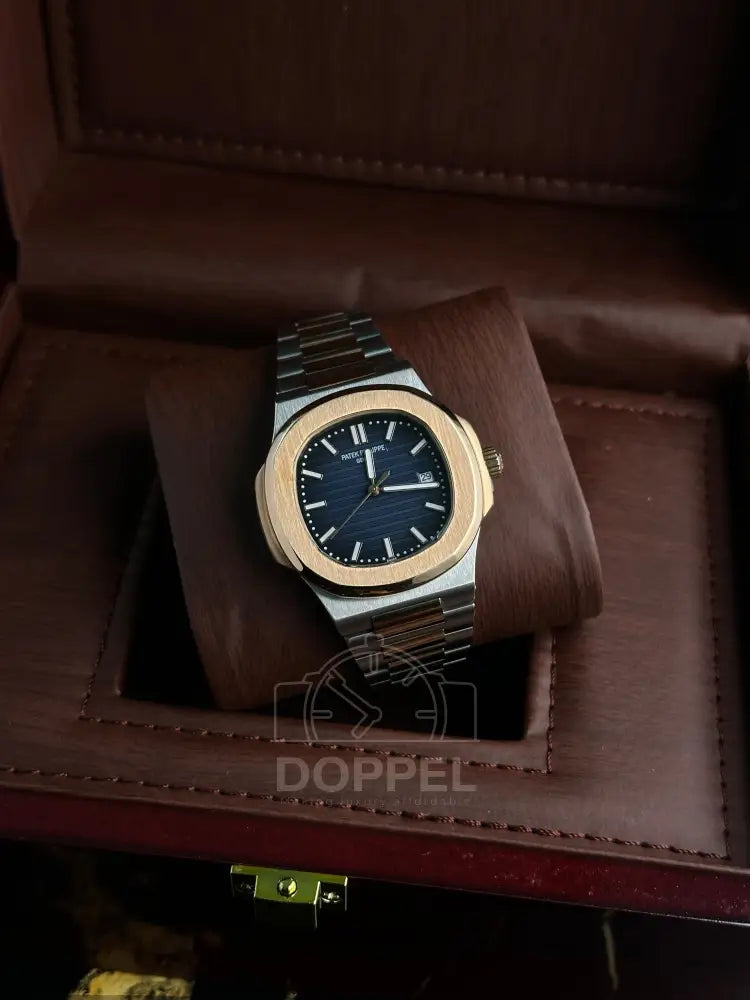 PP - Nautilus Silver Bronze Blue - AAA Quality