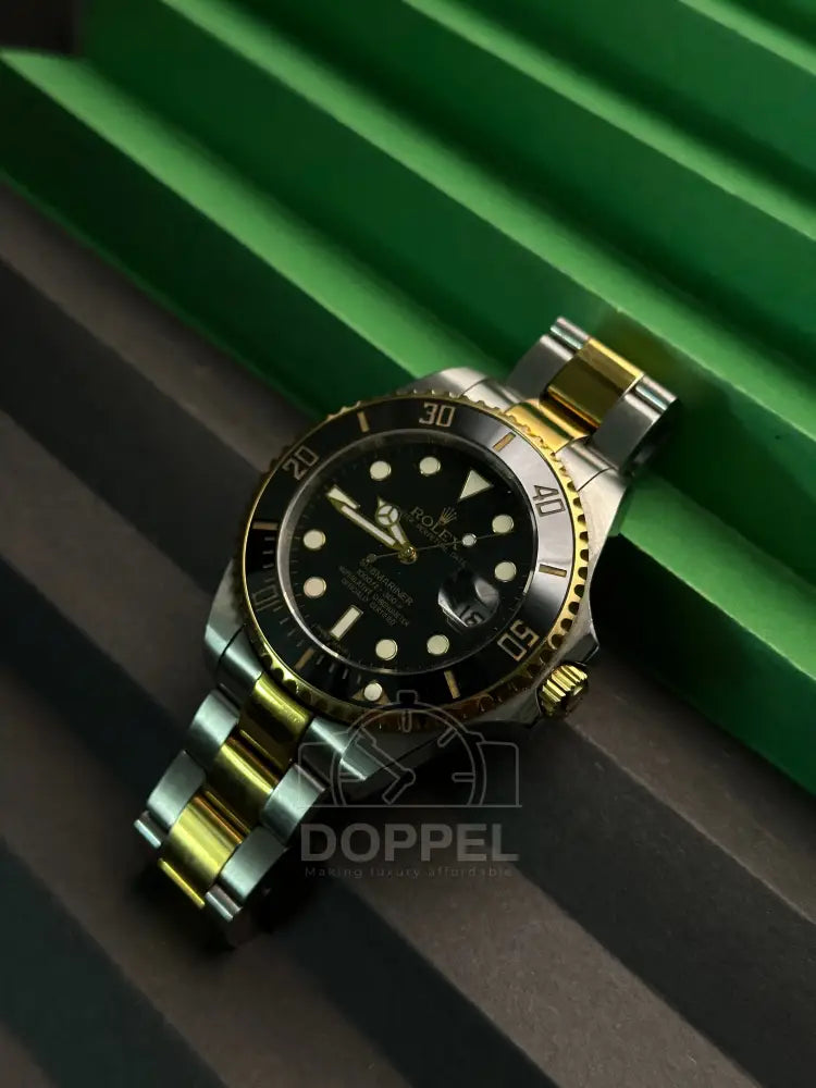 RLX - Submariner Date - Gold Black- AAA Quality