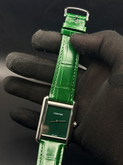 CRTR - Tank Silver Green Quartz - AAA Quality