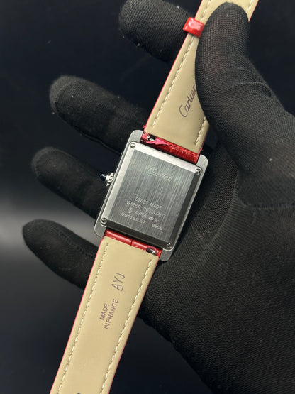 CRTR - Tank Silver Red Quartz - AAA Quality