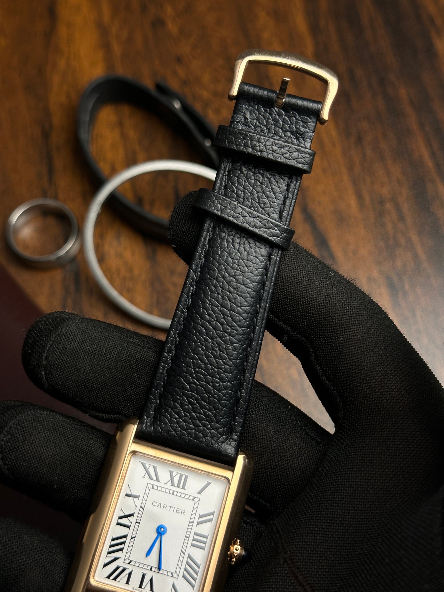 CRTR - Tank Rose Gold White Quartz - AAA Quality