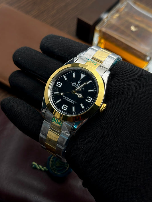 RLX - Oyster Perpetual Silver Gold Black - AAA Quality