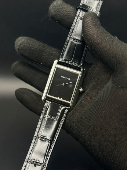 CRTR - Tank Silver Black Quartz - AAA Quality