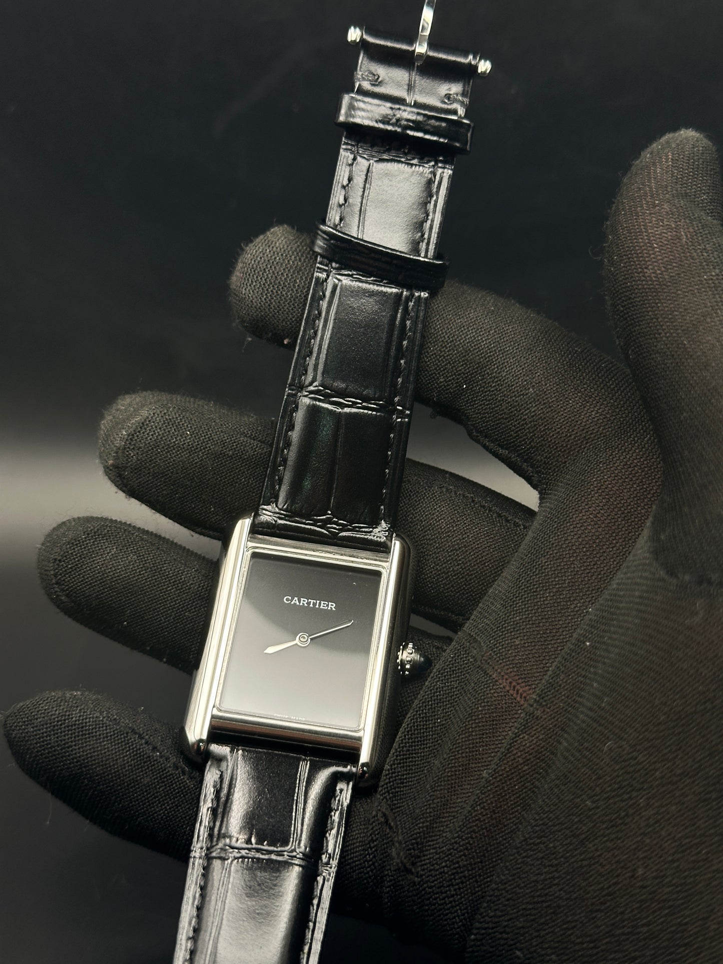 CRTR - Tank Silver Black Quartz - AAA Quality