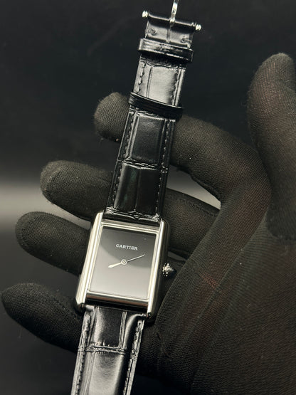 CRTR - Tank Silver Black Quartz - AAA Quality