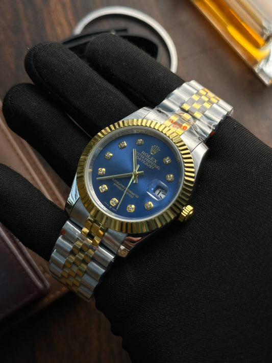 RLX - Datejust Silver Gold Blue G - AAA Quality