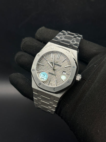 AP - Silver Charcoal Textured - AAA Quality