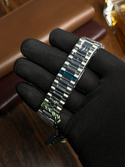 RLX - Day Date Silver Mint Green - AAA Quality