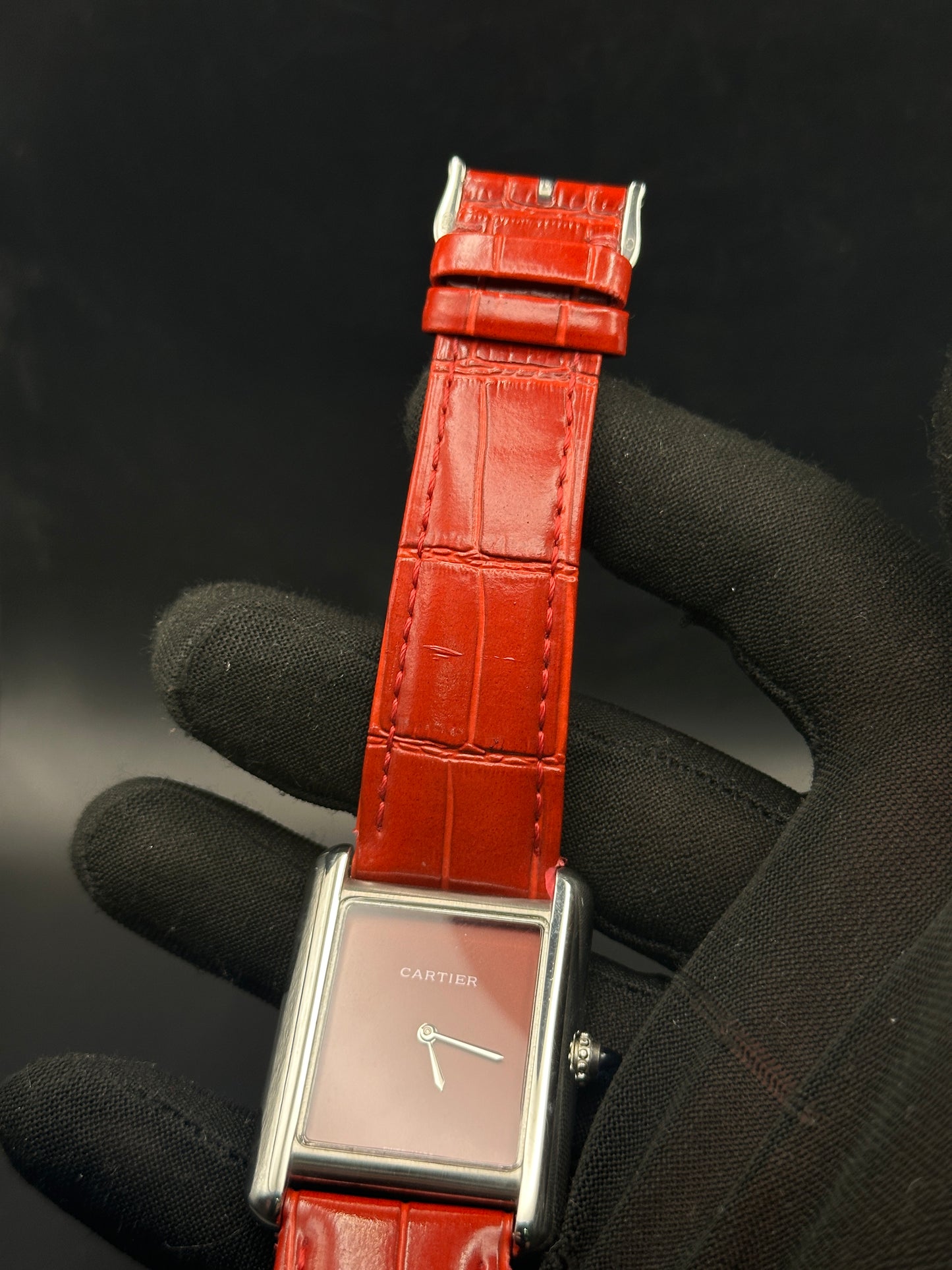 CRTR - Tank Silver Red Quartz - AAA Quality
