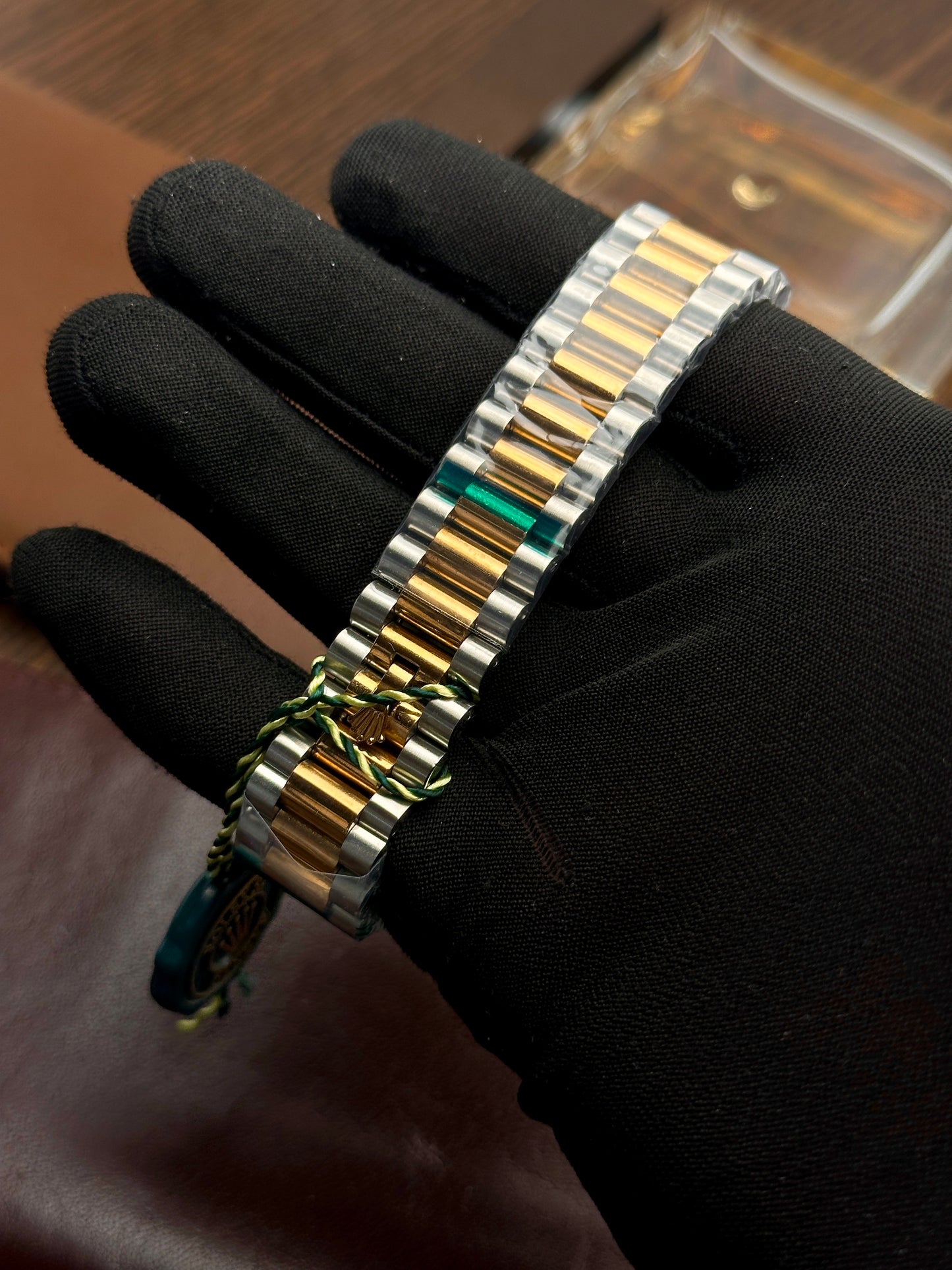 RLX - Day Date Silver Rosegold Brown R - AAA Quality