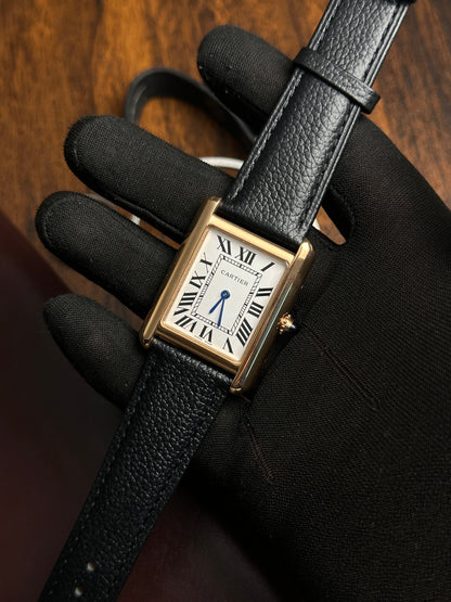 CRTR - Tank Rose Gold White Quartz - AAA Quality