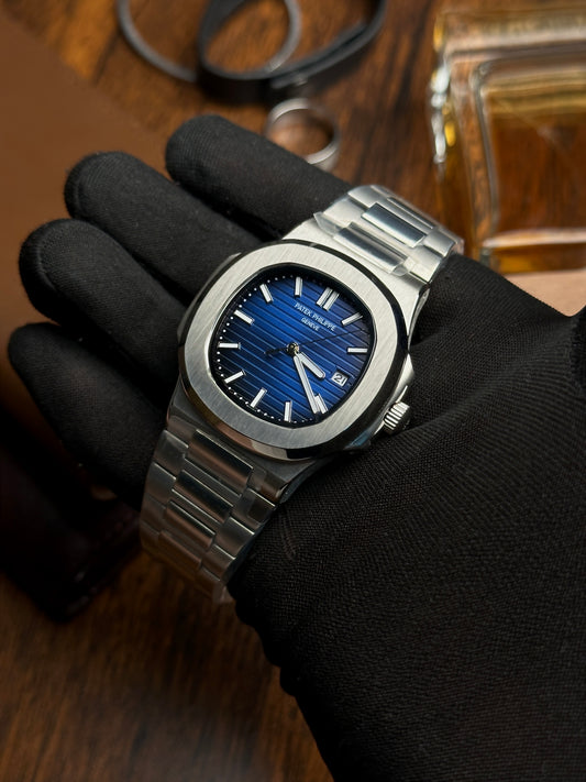 PP - Nautilus Silver Blue - AAA Quality