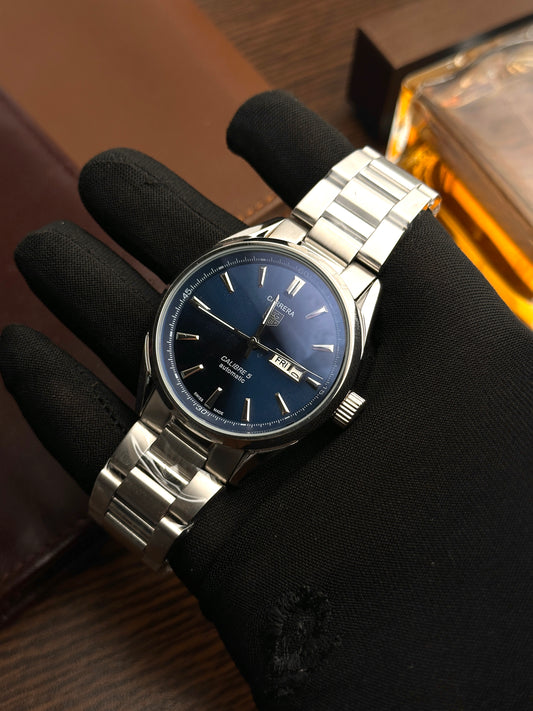 TAG - Carrera Date Silver Blue - AAA Quality