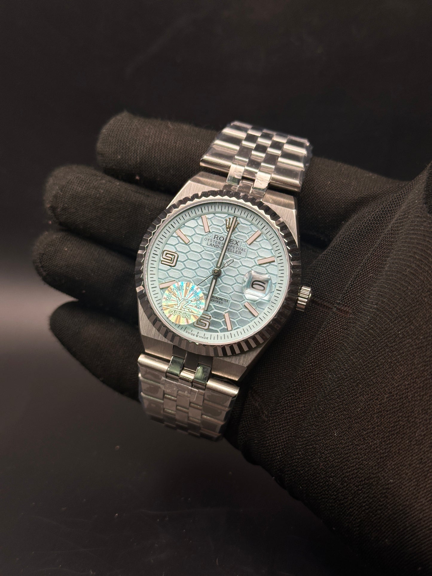 RLX - Land Dweller Silver Tiffany Blue - AAA Quality