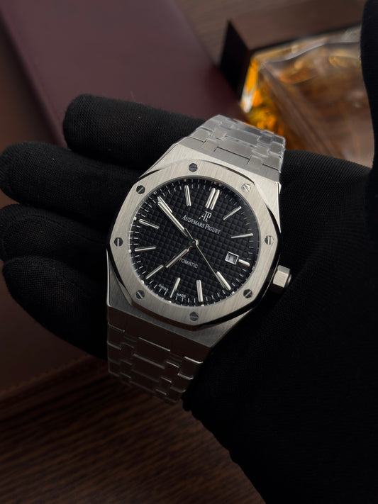 AP - Silver Black Textured - AAA Quality