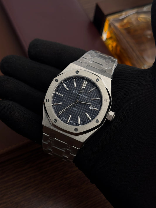 AP - Silver Charcoal Textured - AAA Quality
