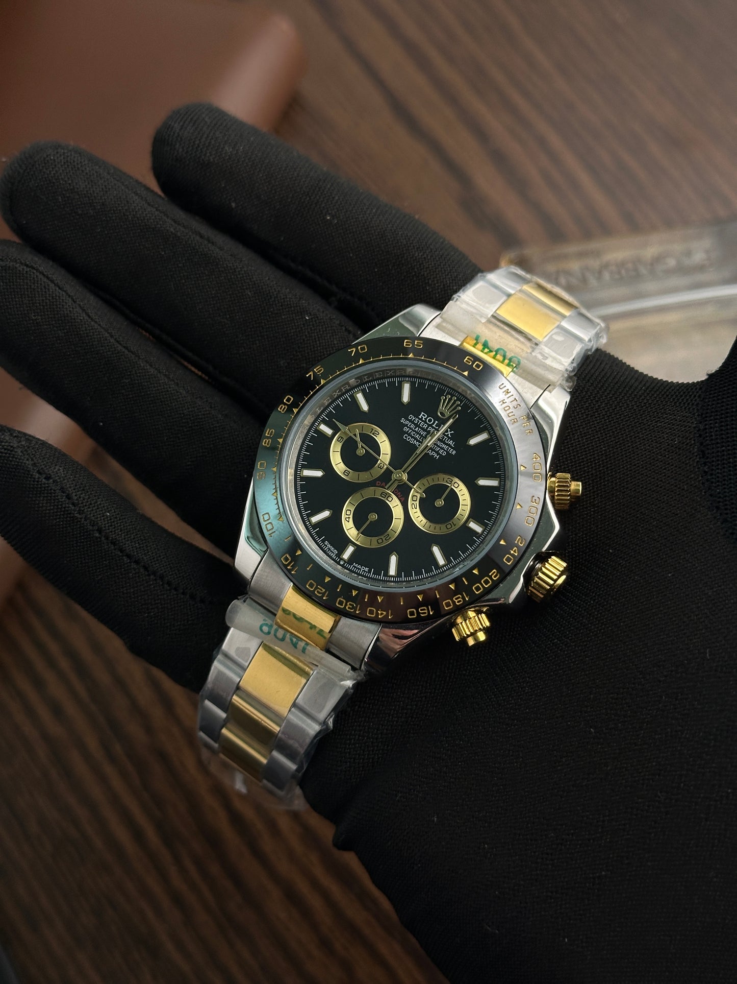 RLX - Cosmograph Daytona Gold Black - AAA Quality