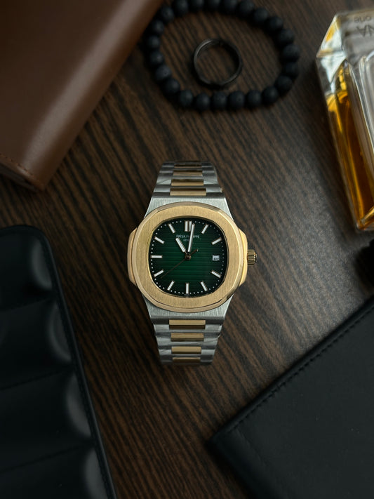 PP - Nautilus Silver Bronze Green - AAA Quality