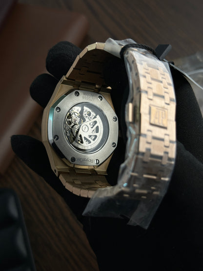 AP - Royal Oak Bronze Blue Skeleton - AAA Quality