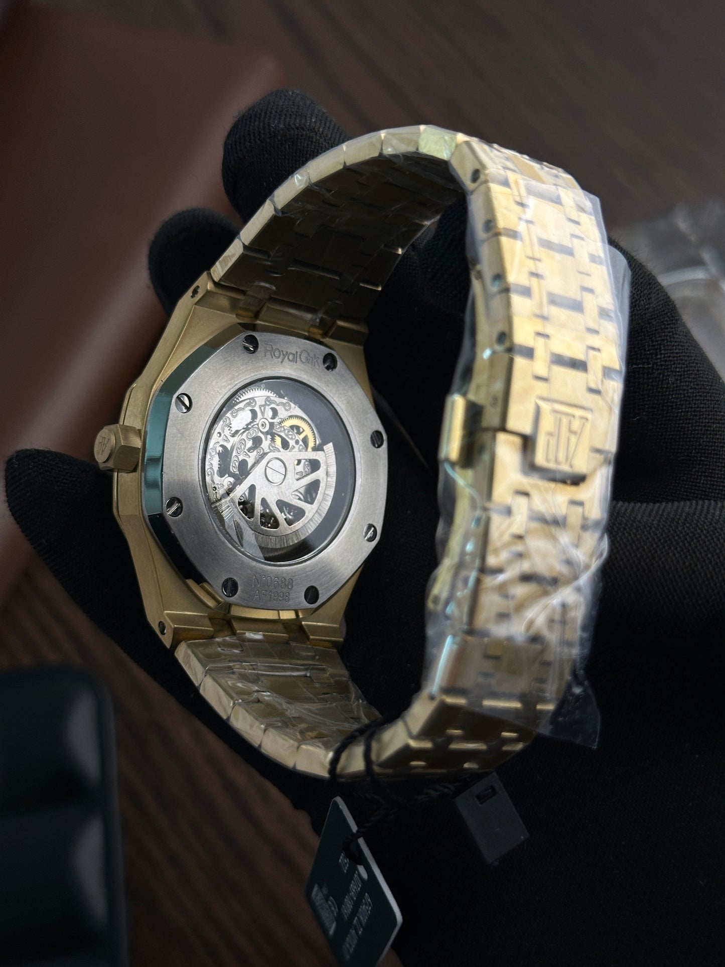 AP - Royal Oak Gold Black Skeleton - AAA Quality