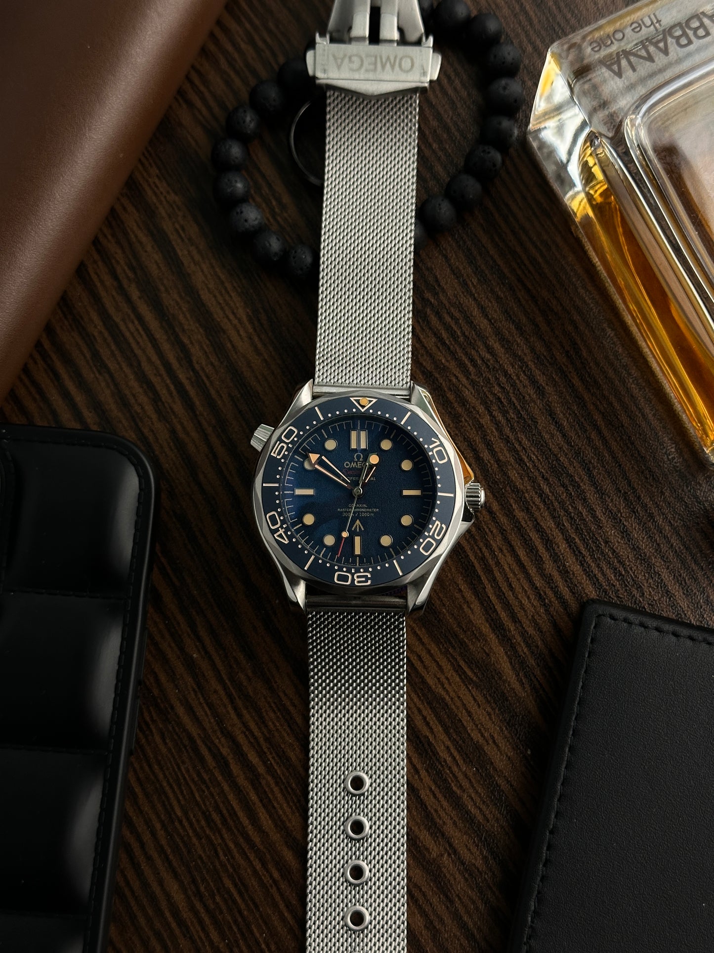 OMGA - Seamaster Blue Mesh - AAA Quality