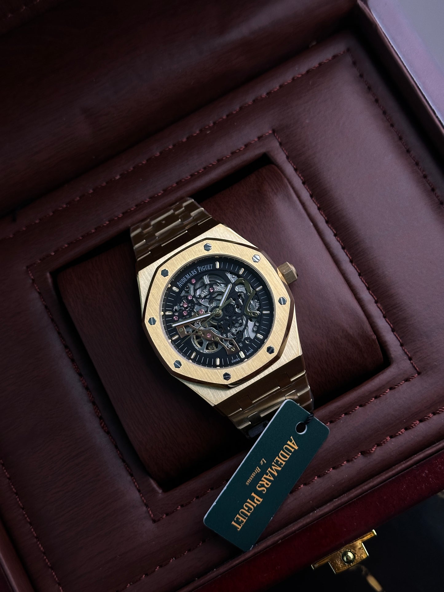 AP - Royal Oak Bronze Blue Skeleton - AAA Quality