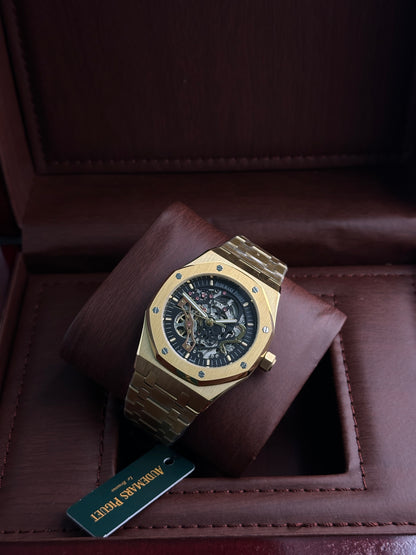 AP - Royal Oak Bronze Blue Skeleton - AAA Quality