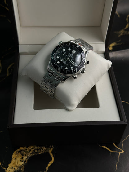 OMGA - Seamaster Black - AAA Quality