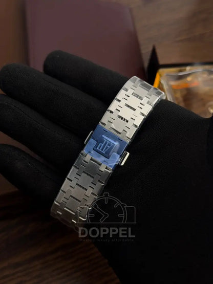 AP - Royal Oak Silver Blue Skeleton - AAA Quality