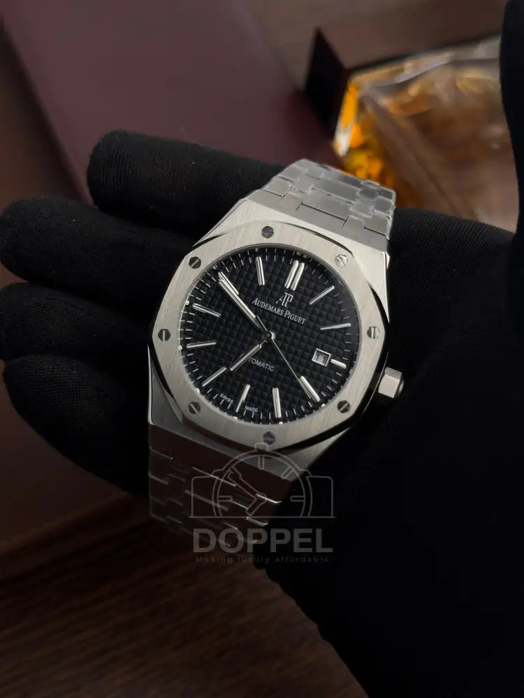 AP - Silver Black Textured - AAA Quality