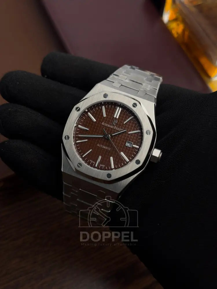 AP - Silver Brown Textured - AAA Quality