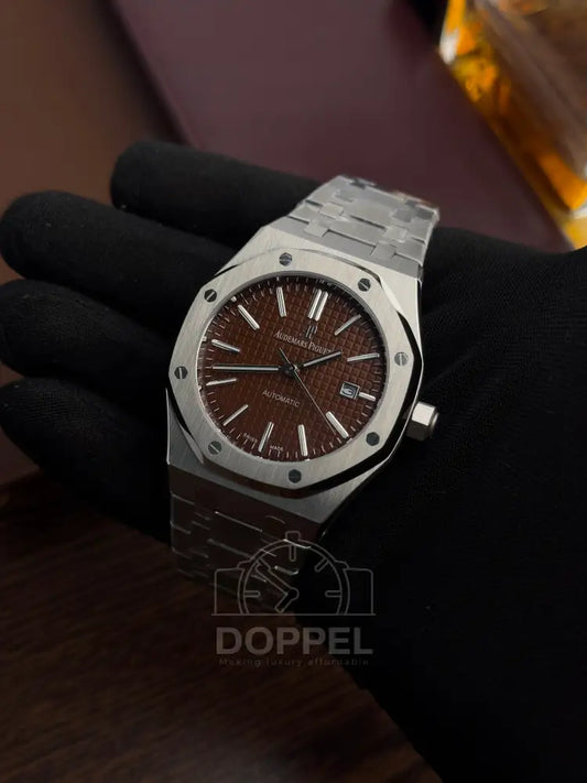 AP - Silver Brown Textured - AAA Quality