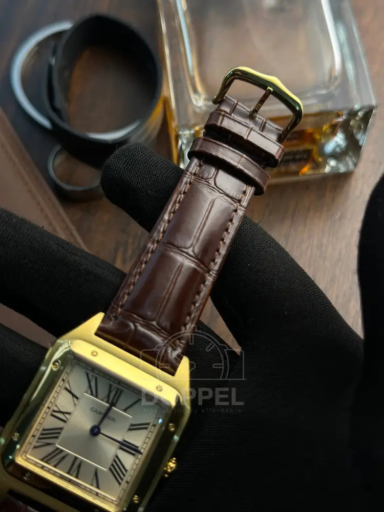 CRTR - Santos Dumont Gold Brown Quartz - AAA Quality