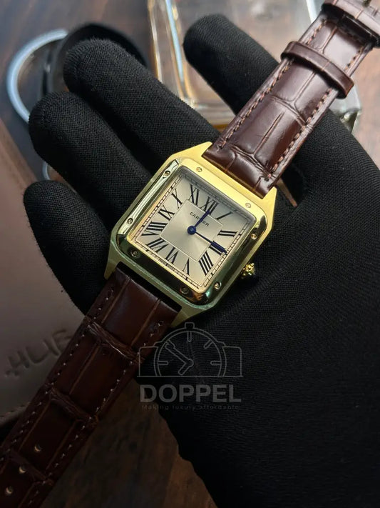 CRTR - Santos Dumont Gold Brown Quartz - AAA Quality
