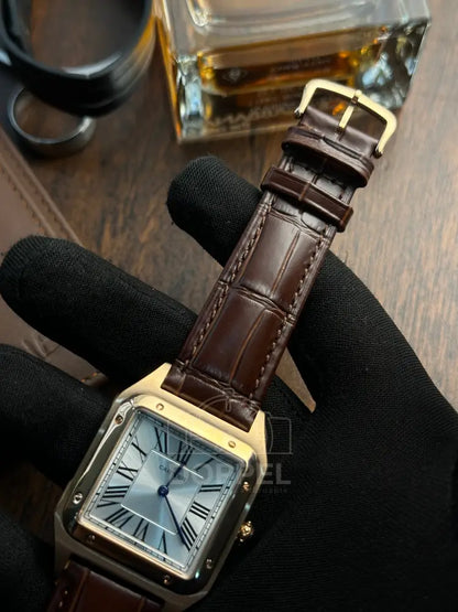 CRTR - Santos Dumont Rosegold Brown Quartz - AAA Quality