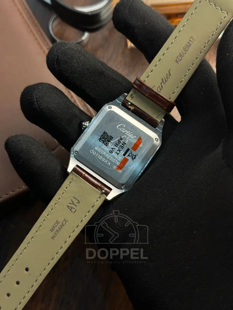 CRTR - Santos Dumont Silver Brown Quartz - AAA Quality