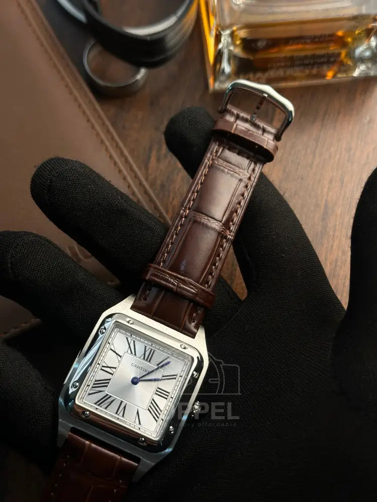 CRTR - Santos Dumont Silver Brown Quartz - AAA Quality