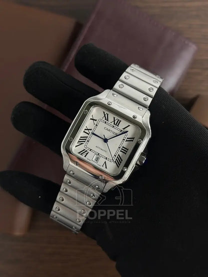 CRTR - Santos Silver White Automatic - AAA Quality