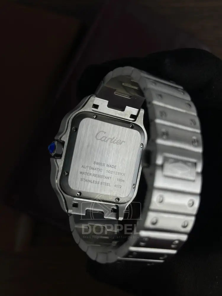 CRTR - Santos Silver White Automatic - AAA Quality