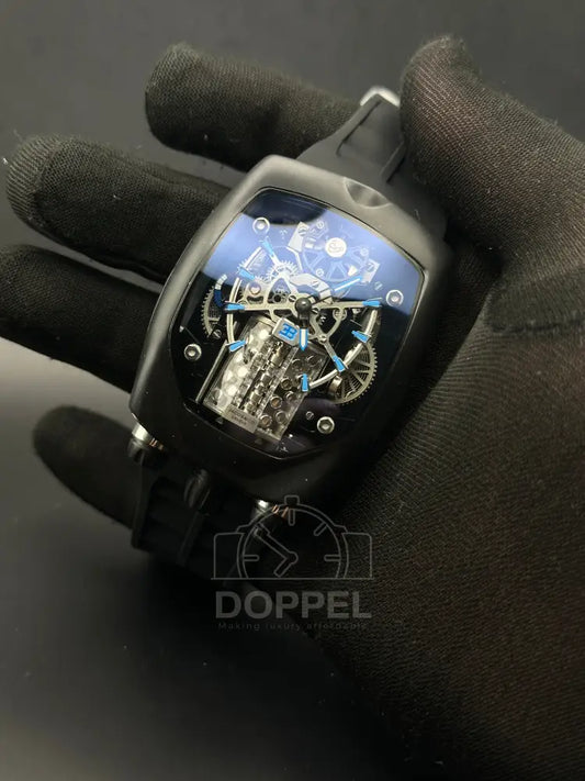 J&Co - Bugatti Steel Black Blue - Premium Quality