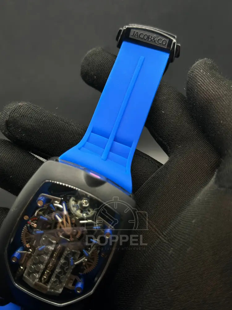 J&Co - Bugatti Steel Black Blue - Premium Quality