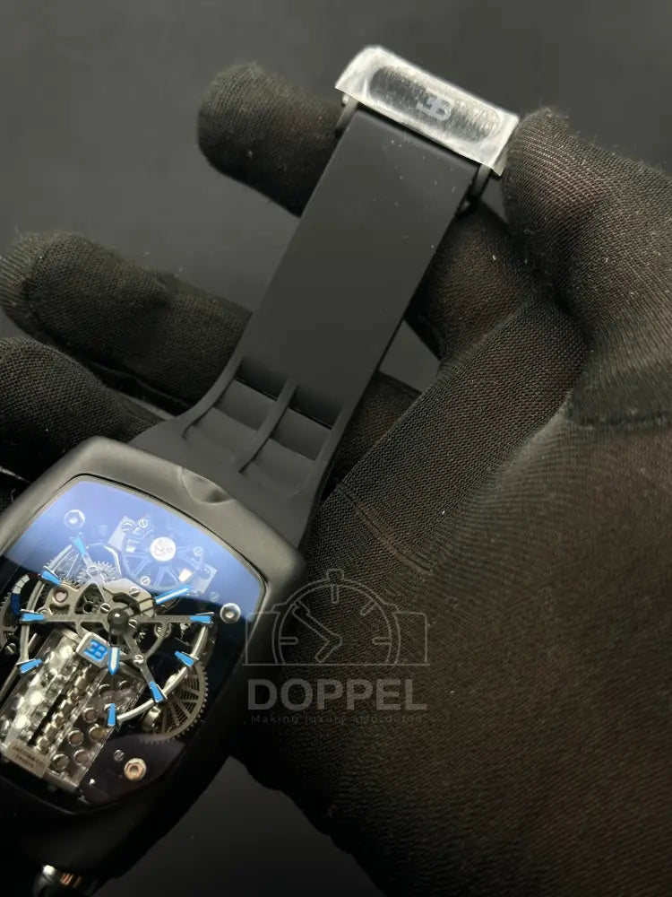 J&Co - Bugatti Steel Black Blue - Premium Quality