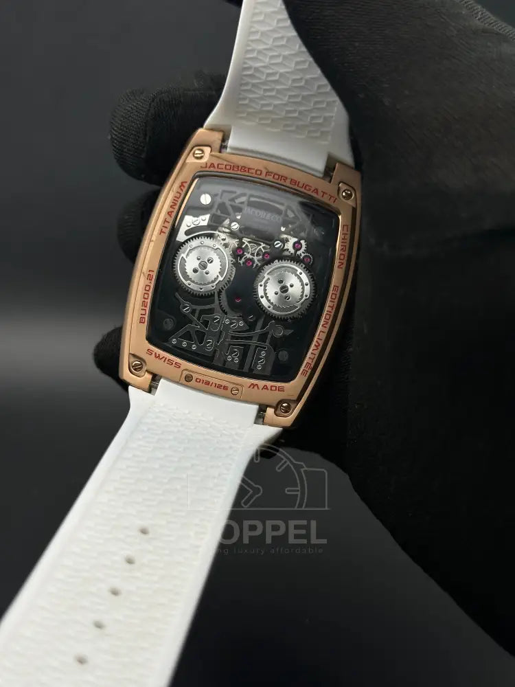 J&Co - Bugatti Steel Rosegold White - Premium Quality