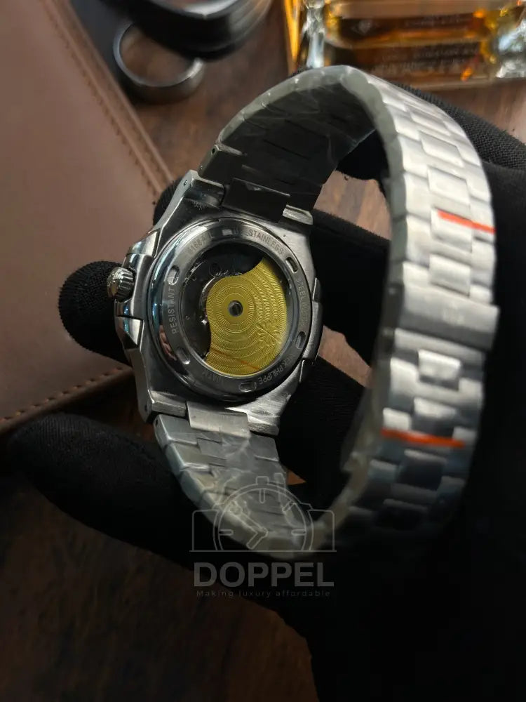PP - Nautilus Silver Charcoal - AAA Quality