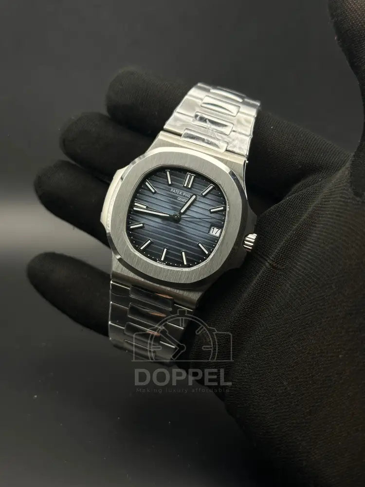 PP - Nautilus Silver Navy - Premium Quality