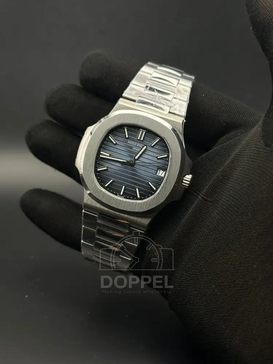 PP - Nautilus Silver Navy - Premium Quality