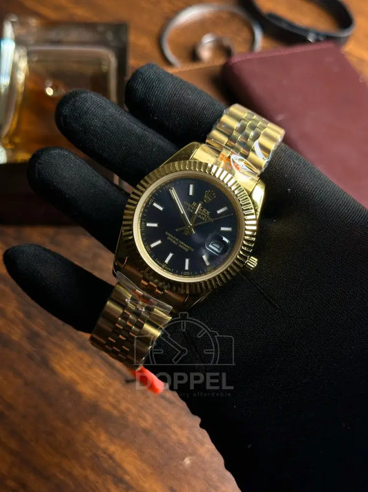 RLX - Datejust Gold Black - AAA Quality