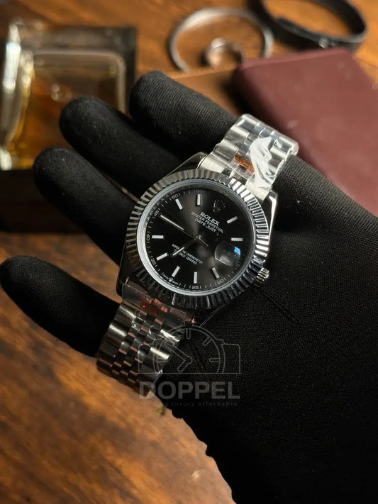 RLX - Datejust Silver Black - AAA Quality