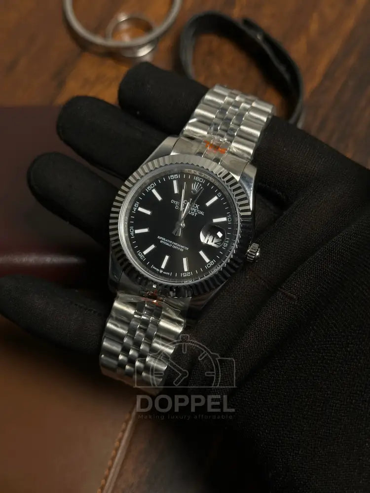 RLX - Datejust Silver Black - AAA Quality