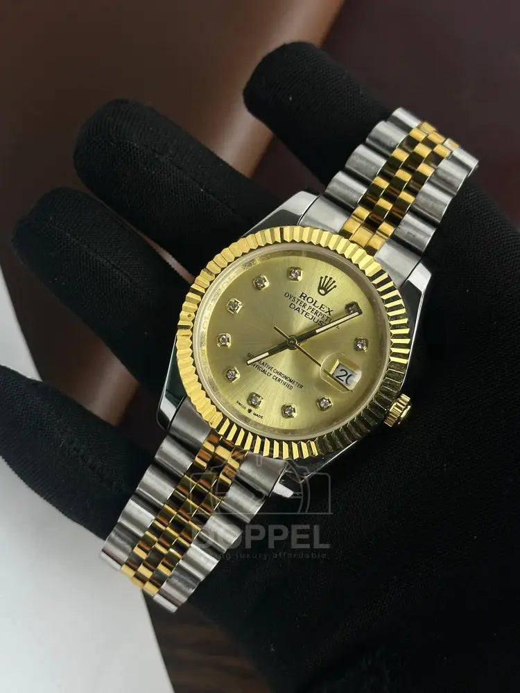 RLX - Datejust Silver Gold - AAA Quality
